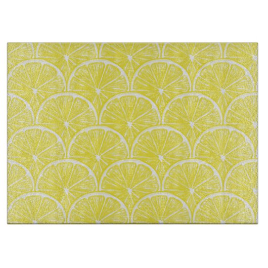 Lemon-Scheiben Schneidebrett (Vorderseite)