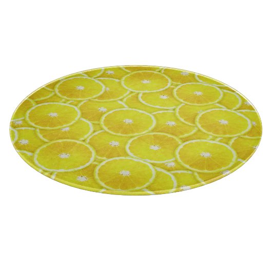 Lemon-Scheiben Schneidebrett (Ecke)
