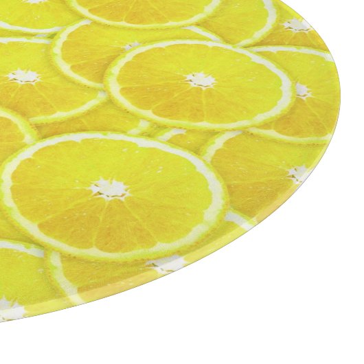 Lemon-Scheiben Schneidebrett (Ecke)
