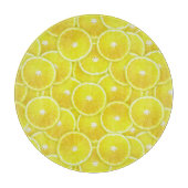 Lemon-Scheiben Schneidebrett (Vorderseite)