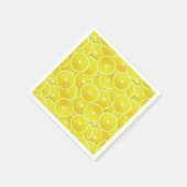 Lemon-Scheiben Serviette (Ecke)