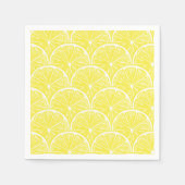 Lemon-Scheiben Serviette (Vorderseite)
