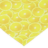 Lemon-Scheiben Tischdecke (Schrägansicht)