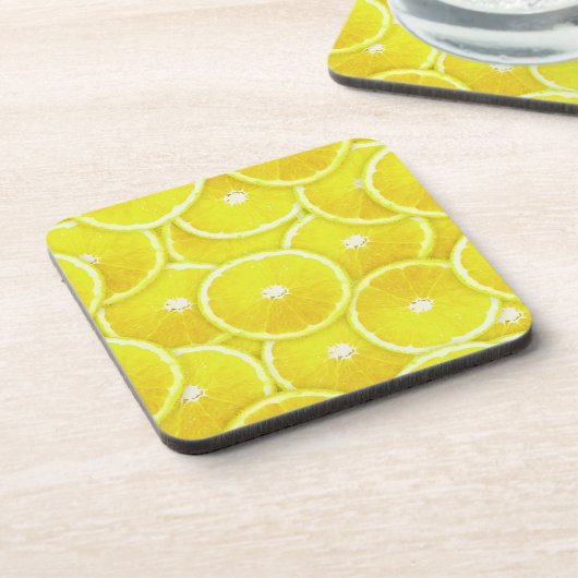 Lemon-Scheiben Untersetzer (Linke Seite)