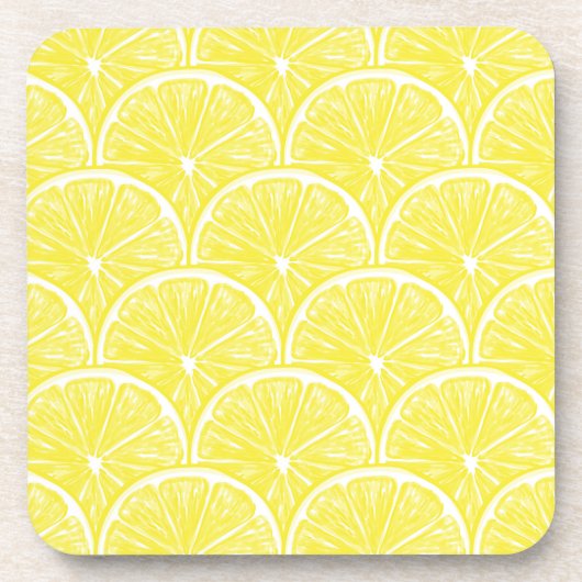 Lemon-Scheiben Untersetzer (Vorderseite)
