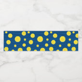 Lemon-Scheiben Wasserflaschenetikett (Einzelnes Label)