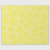 Lemon-Schnittmuster Geschenkpapier (Flach)