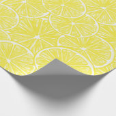Lemon-Schnittmuster Geschenkpapier (Ecke)