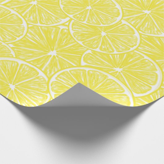 Lemon-Schnittmuster Geschenkpapier (Ecke)
