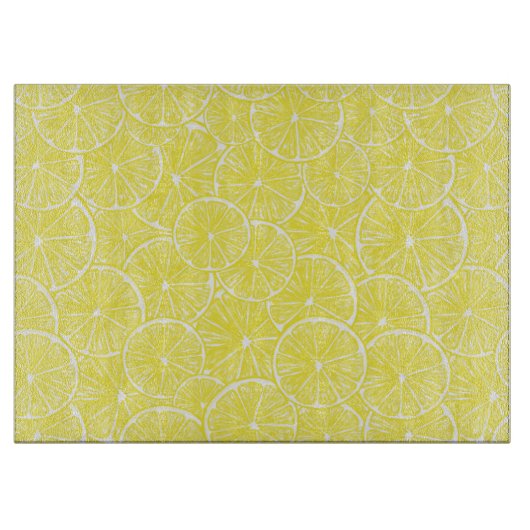 Lemon-Schnittmuster Schneidebrett (Vorderseite)