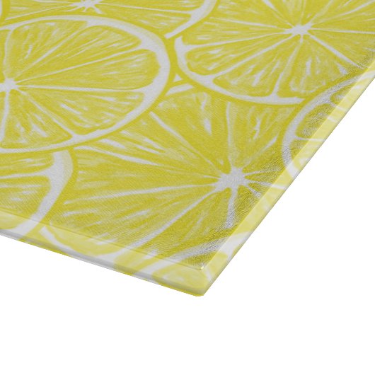 Lemon-Schnittmuster Schneidebrett (Ecke)