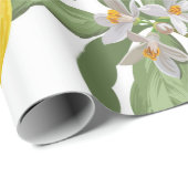 Lemon seamless vintage pattern. Tropical fruit bac Geschenkpapier (Rolleneckpunkt)