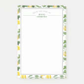 Lemon Season | Korrespondenz Post-it Klebezettel (Vorderseite)
