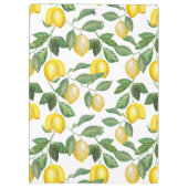 Lemon Season | MIT MONOGRAMM Klemmbrett (Rückseite)