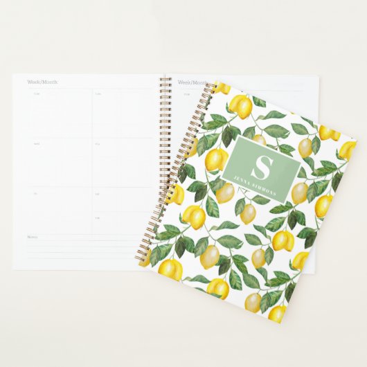Lemon Season | MIT MONOGRAMM Planer (Anzeige)
