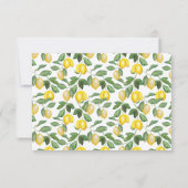 Lemon Season | Mitteilungskarte (Rückseite)