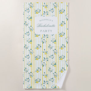 Lemon Shabby Chic Vintage Florales Brautbad Strandtuch
