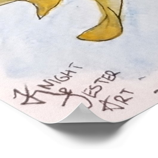 Lemon Shark Poster (Ecke)