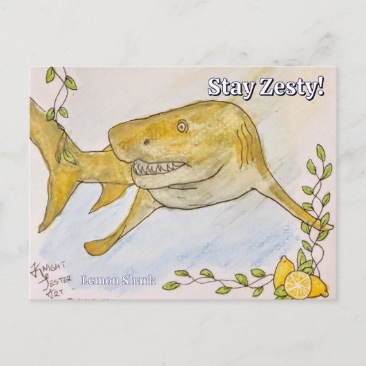 Lemon Shark Postkarte (Vorderseite)