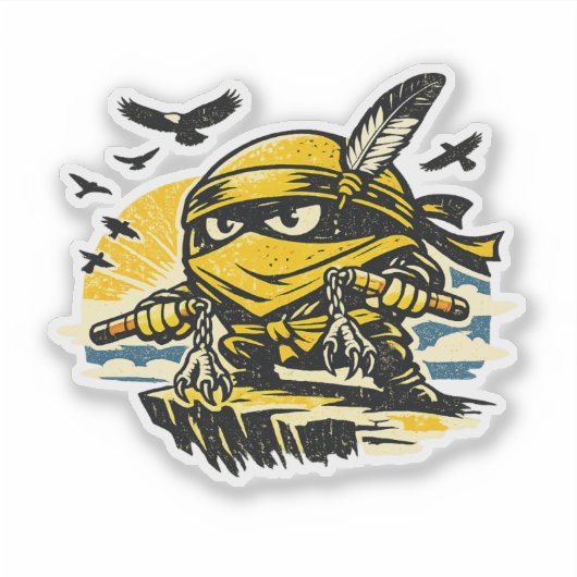Lemon Shinobi – Wächter der Himmel Aufkleber (Vorderseite)