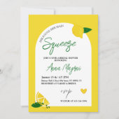 Lemon sie fand ihr Haupt-Squeeze-Brautparty Einladung (Vorderseite)