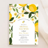 Lemon sie fand ihr Haupt-Squeeze-Brautparty Einladung