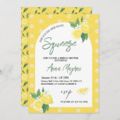 Lemon sie fand ihr Haupt-Squeeze-Brautparty Einladung (Vorne/Hinten)