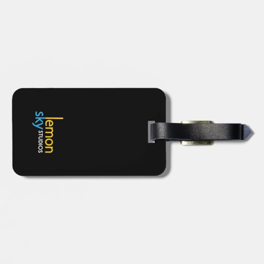Lemon Sky Studios Basispassetag Gepäckanhänger (Rückseite horizontal)