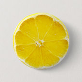 Lemon Slice Abzeichen Button (Vorderseite)