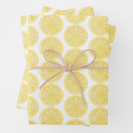 Lemon Slice Amalfi Küste Party Geschenkpapier Set
