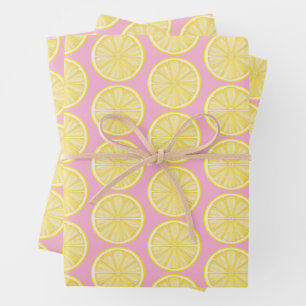 Lemon Slice Amalfi Küste Party Geschenkpapier Set