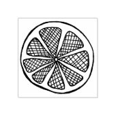 Lemon Slice Briefmarke Gummistempel (Prägung)