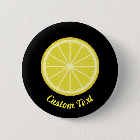 Lemon Slice Button (Vorderseite)