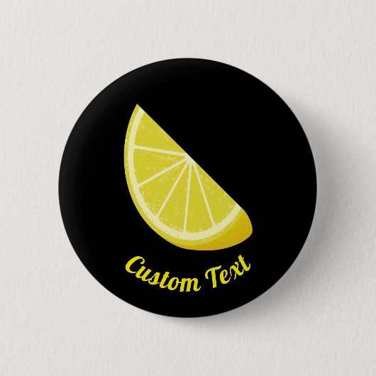 Lemon Slice Button (Vorderseite)