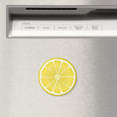 Lemon Slice Citrus Sunshine Magnet (In Situ (Geschirrspüler))