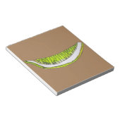 Lemon Slice Frucht Aquarellbild Notizblock (angewinkelt)