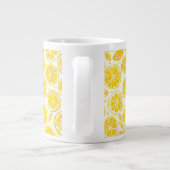 Lemon Slice Full Pattern Bright Yellow Kitchen Mug Jumbo-Tasse (Rückseite)