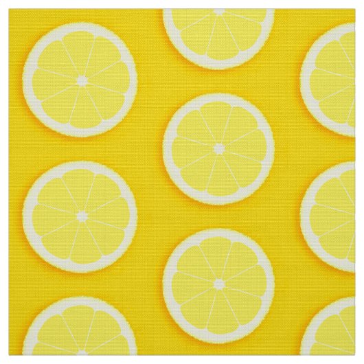 Lemon Slice gelbe Früchte Stoff (Muster)