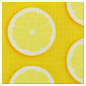 Lemon Slice gelbe Früchte Stoff (Nahaufnahme)