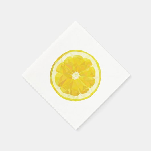 Lemon Slice Geometric Design Napkins Serviette (Ecke)