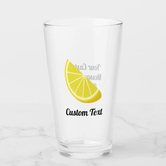 Lemon Slice Glas (Vorderseite)