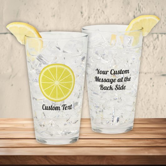 Lemon Slice Glas