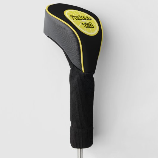 Lemon Slice Golf Headcover (angewinkelt)