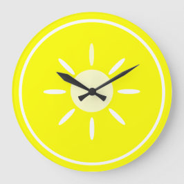 Lemon Slice Große Wanduhr