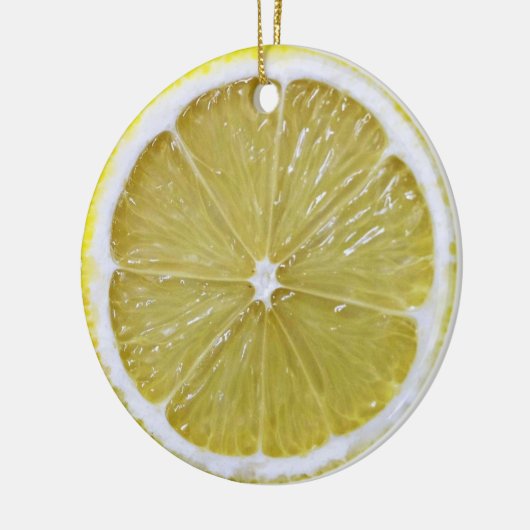 Lemon Slice Hängenschmuck Keramik Ornament (Links)