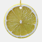 Lemon Slice Hängenschmuck Keramik Ornament (Hinten)