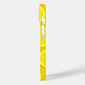 Lemon Slice hellgelbe Grafik Case-Mate iPhone Hülle (Rückseite / Links)