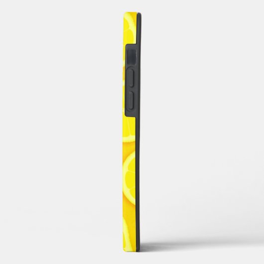 Lemon Slice hellgelbe Grafik-iPhone Case-Mate iPhone Hülle (Rückseite / Links)