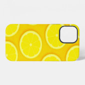 Lemon Slice hellgelbe Grafik-iPhone iPhone Hülle (Rückseite (Horizontal))