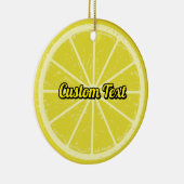Lemon Slice Keramik Ornament (Rechts)